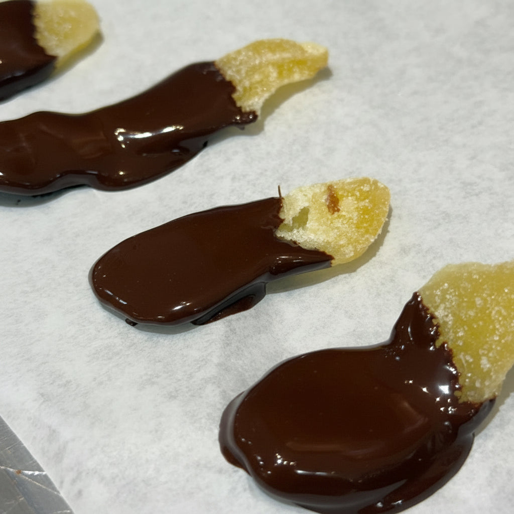 Chocolate Dipped Ginger