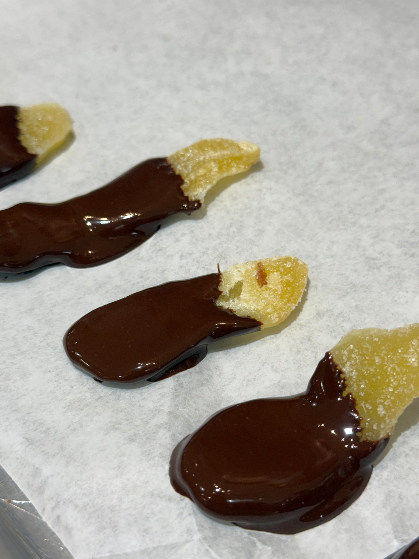 Chocolate Dipped Ginger