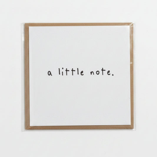 Enclosure Card & Message