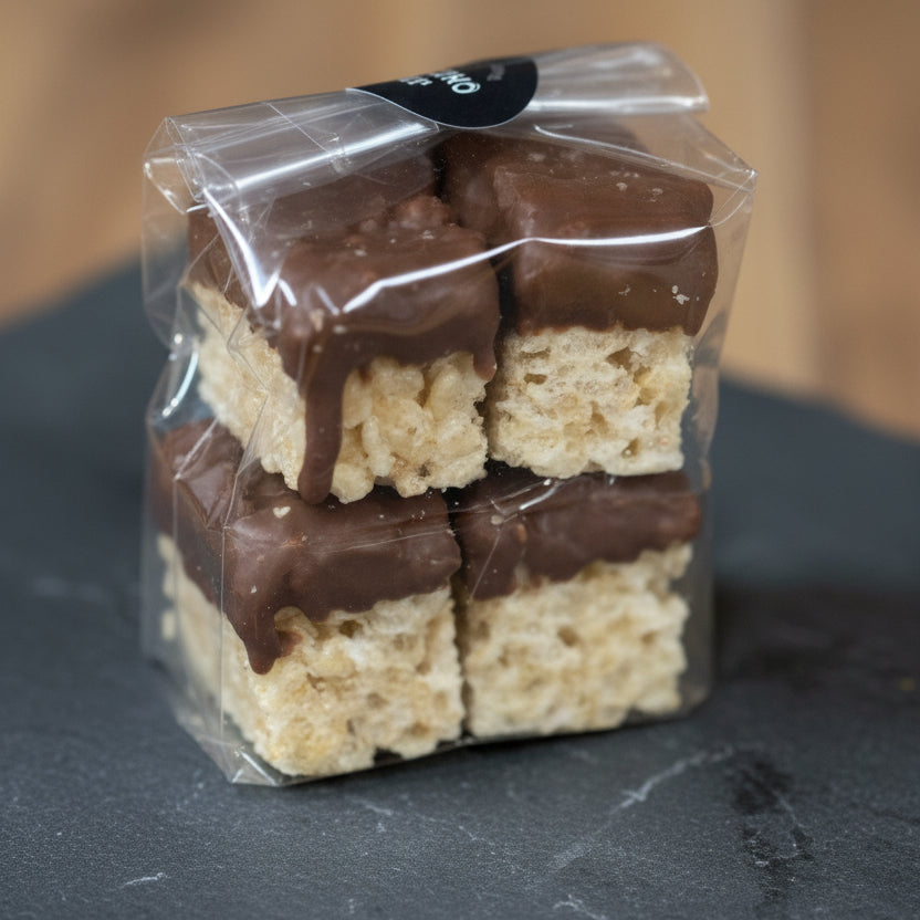 Chocolate Dipped Rice Krispie Treats