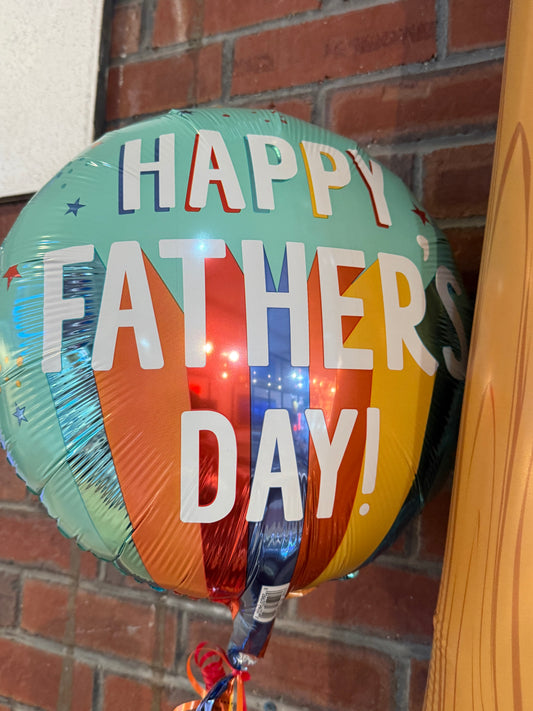 Happy Father's Day Playful Stripes (17")