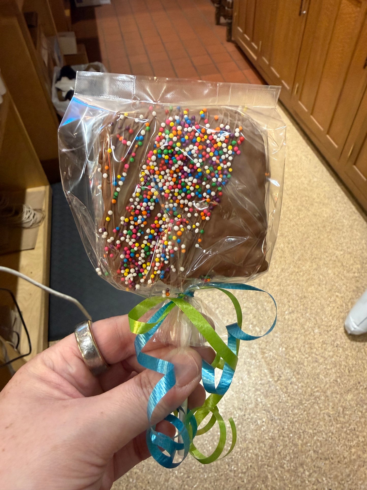 Chocolate Dipped Rice Krispie Treats
