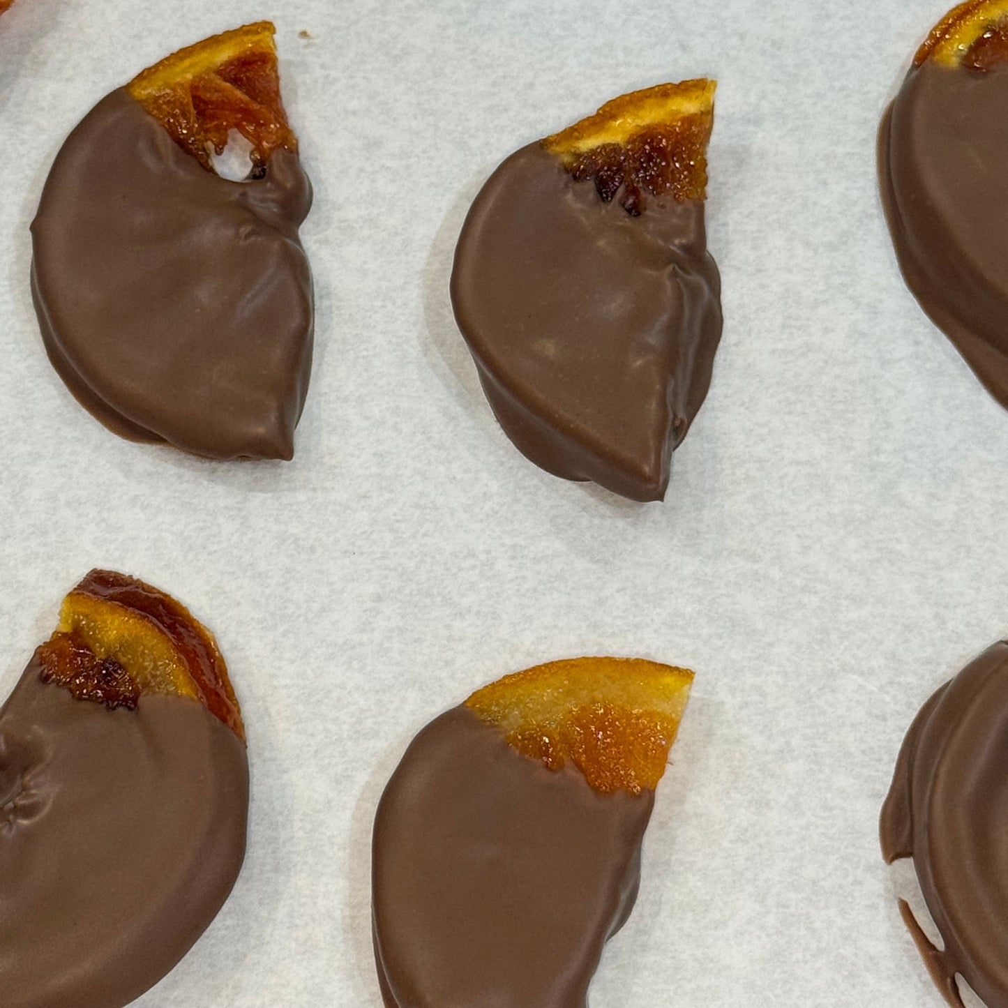 Chocolate Dipped Candied Orange