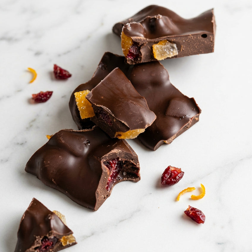Spiced Orange Cranberry Bark