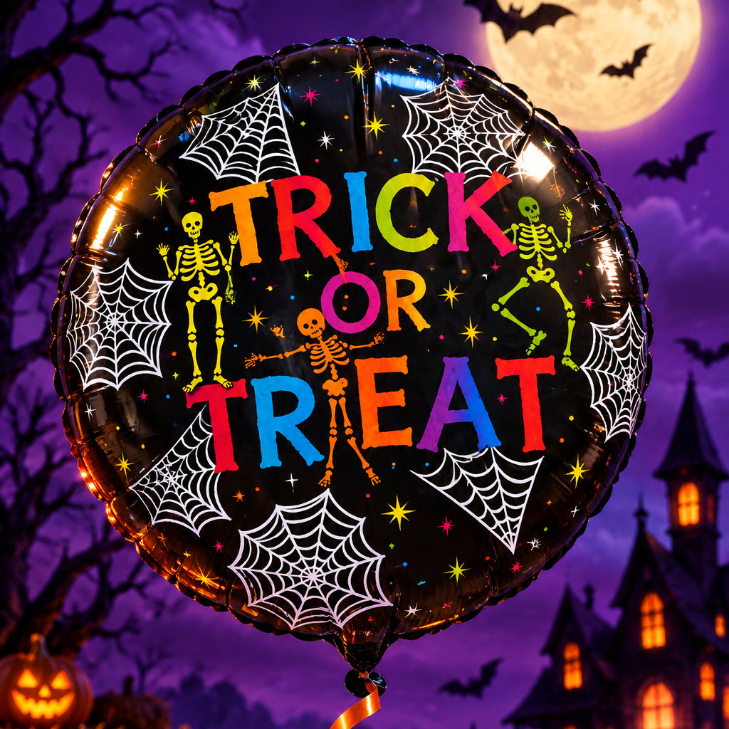 Halloween Trick or Treat Spiderweb (21")