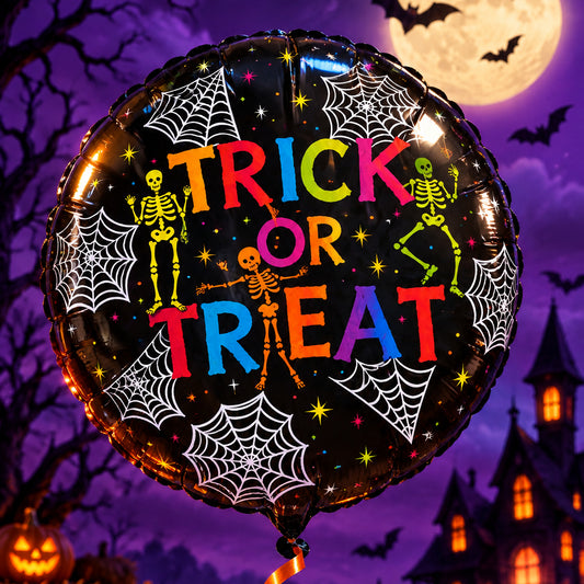 Halloween Trick or Treat Spiderweb (21")
